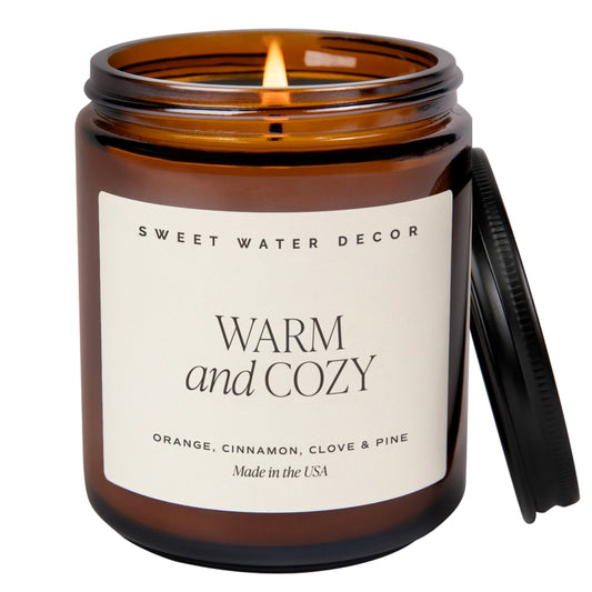 Warm & Cozy Candle - Reinvent Your Hustle