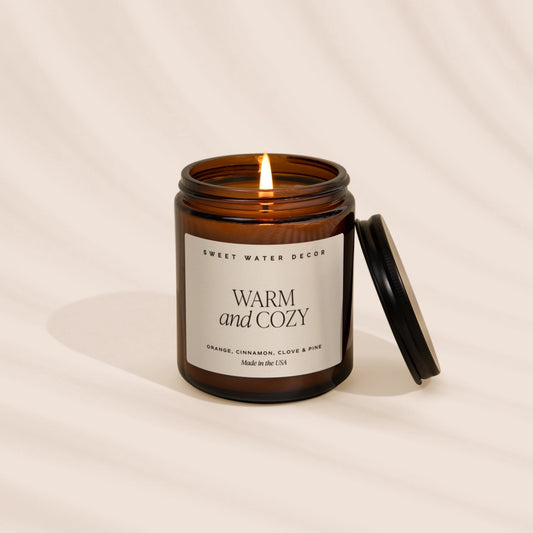Warm & Cozy Candle - Reinvent Your Hustle