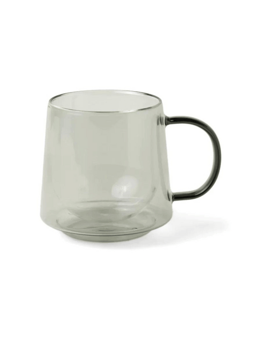 Double Walled Glass Mug - Reinvent Your Hustle