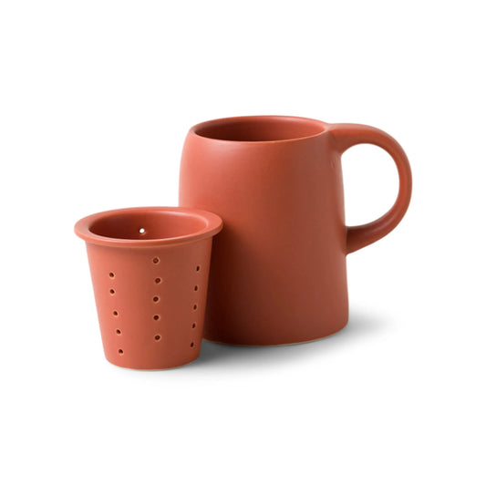 Ceramic Tea Infuser Mug - Reinvent Your Hustle