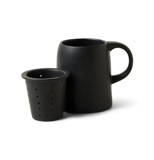 Ceramic Tea Infuser Mug - Reinvent Your Hustle